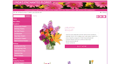 Desktop Screenshot of lindasenchantedflorist.com