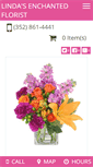 Mobile Screenshot of lindasenchantedflorist.com